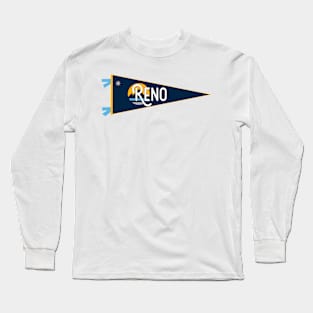 Reno Flag Pennant Long Sleeve T-Shirt